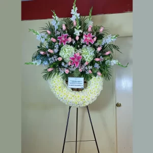 coronas fúnebre de lilium